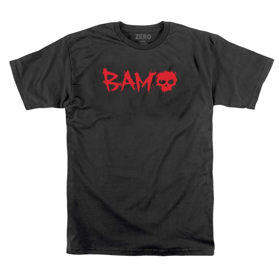 Bam Margera x ZERO Skateboards Blood Black T-Shirt - Image 1 of 1
