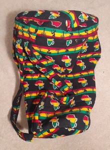Djembe African Drum Case Bag Backpack About 23" deep 12" Top 9" Bottom - Picture 1 of 10
