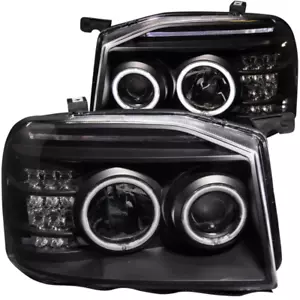 ANZO 11172 Set fari montaggio fari adatto 2001 2004 nissan frontier proj - Foto 1 di 9