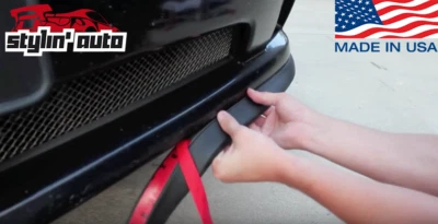 Air Lip (Black) Universal Body Kit Bumper Lip Splitter Spoiler for Mitsubishi - Image 1 of 4