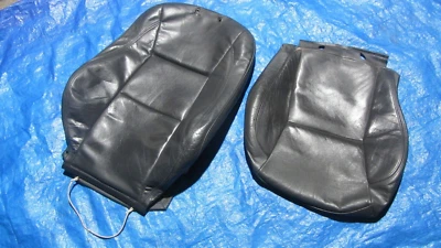 02-03 Saab 9-5 Aero Carbón Driver Lado Izquierdo Cuero Cubiertas 2 Piezas ¡Raro! Foto 1 de 4