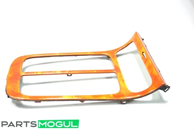 2003 Lexus SC430 Console Shifter Guarnição Moldura - Olho de Pássaro Grão de Madeira Fabricante de Equipamento Original - Imagem 1 de 4