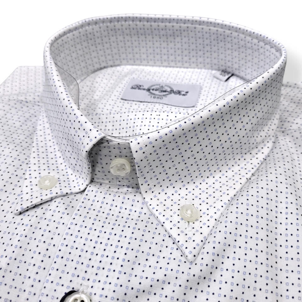 Camicia UOMO in cotone elasticizzato regular fantasia "PRINCIPE DEL FORO" 40 42 - Immagine 1 di 1