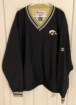 Chaqueta de Colección Iowa Hawkeyes Champion Rompevientos Pullover VEGAS GOLD XL ¡Bonita! Foto 1 de 4