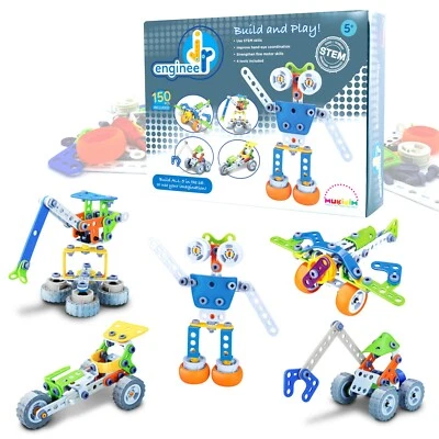 Jr. Engineer - Robot & Airplane. 150 pc STEM Building Blocks Set (Tool Included) - Image 1 of 4