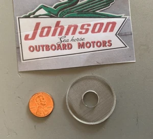 JOHNSON EVINRUDE 312675 0312675 FUEL PUMP FILTER SCREEN NEW 9.9 to 235HP 70's up - Picture 1 of 2