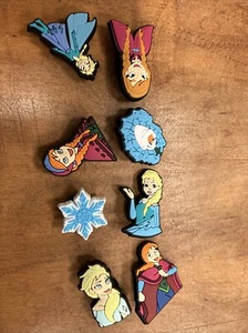 Croc Jibbitz Silicone Principessa Disney ~ lotto di 8 # 105 - Foto 1 di 1