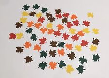 Herbst-Blätter Ahorn  1,5cm, 60 Teile Tonpapier Stanzteile/Streuteile/Dekoteile