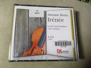LIVRE AUDIO PROMO "IRENEE - Antoine Broto" lu par Lionel EPAILLARD (3 CD) - Imagen 1 de 1
