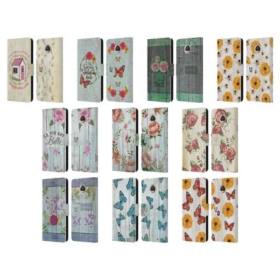 HEAD CASE DESIGNS COUNTRY CHARM LEATHER BOOK WALLET CASE FOR MOTOROLA PHONES - Image 1 of 4