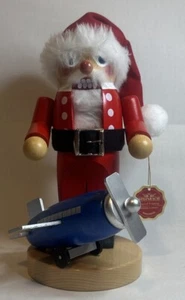 Steinbach 10" Flying Chubby Santa Nussknacker - Bild 1 von 3