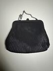 Cosmetic Bag (Purse) Bag Travel Size Very Good Condition; 6" Width; 5"  Pre-Owne