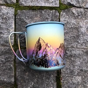 Taza de titanio Snow Peak 450 ml Kanagawa Wave back UKIYOE taza exterior - Imagen 1 de 1