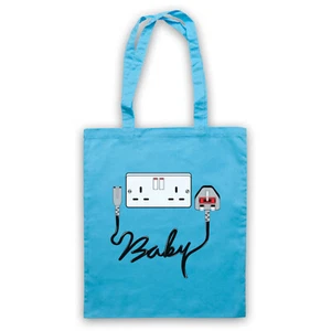 PLUG IN BABY UNOFFICIAL ROCK BAND INDIE HIT ANTHEM TOTE BAG LIFE SHOPPER - Picture 1 of 11