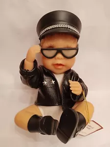Ashton Drake Dolls "Leader of the Pack" from the Biker Babies Doll Collection - Picture 1 of 4