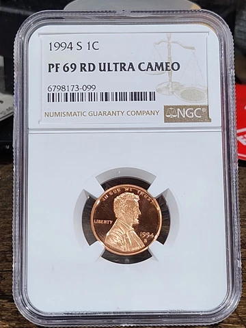 1994 S Lincoln 1c, NGC Certified PF 69 UCAM RD, 099 Cover