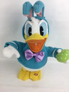 Disney Donald Duck Talking Moving Plush Easter Hallmark 13" - Picture 1 of 9