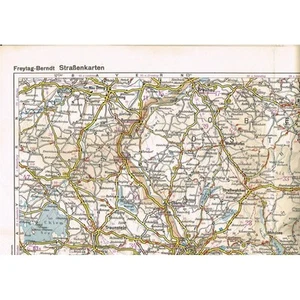 ROUTES AUTRICHE-CENTRE Dravograd Fürstenfeld Radkersburg Villach Salzburg 1953 - Picture 1 of 6