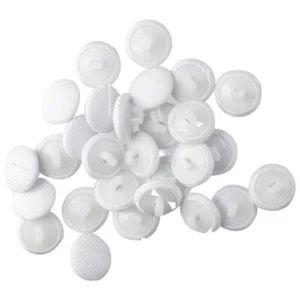70Pcs 12.5mm Plastic Shank Tuxedo Button Fabric Covered Wedding Dress Buttons - Picture 1 of 9