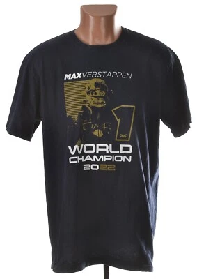 RACING FORMULA 1 FAN SHIRT MAX VERSTAPPEN 2022 WORLD CHAMPION XL — 第 1/4 张图片