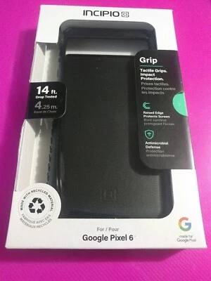 Funda Google Pixel 6 NEGRA Empuñadura Incipio NUEVA Protección Táctil contra Impactos - ¡Envío Rápido! Foto 1 de 3