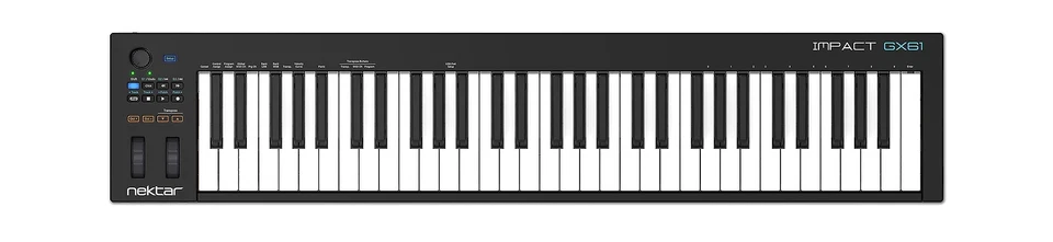 Nektar, 61-Key MIDI Controller, 61 Keys (GX61) Black Keyboard - Image 1 of 4