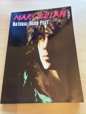 Marc Bolan Natural Born Poet NEW Book inc UNRELEASED poetry by Marc T.Rex - Image 1 of 4