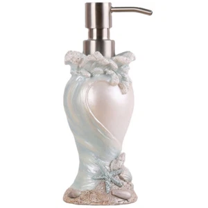 Soap Dispenser Bathroom Soap Bottle Sea Style Imitation Shell Lotion Bottle - Picture 1 of 15