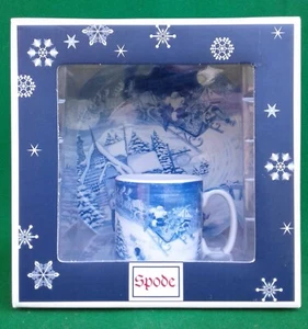 SPODE - THE OFF - SANTA’S BIG DAY MUG AND PLATE - BOXED. - Picture 1 of 12