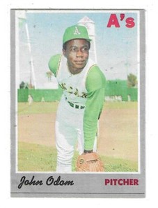 John Odom Gradable Topps 1970 Gray Border #55 (8349)