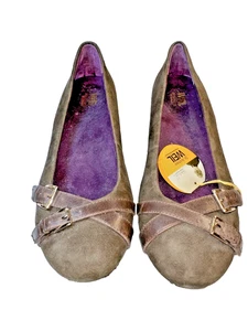 Zapatos planos de ballet Orthoheel Dr. Weil Milan con hebilla topo sin cordones para mujer 9 M - Imagen 1 de 6