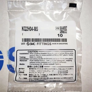 10PC brand New SMC KQ2H04-M5 Threaded straight joint Free shipping - Picture 1 of 4