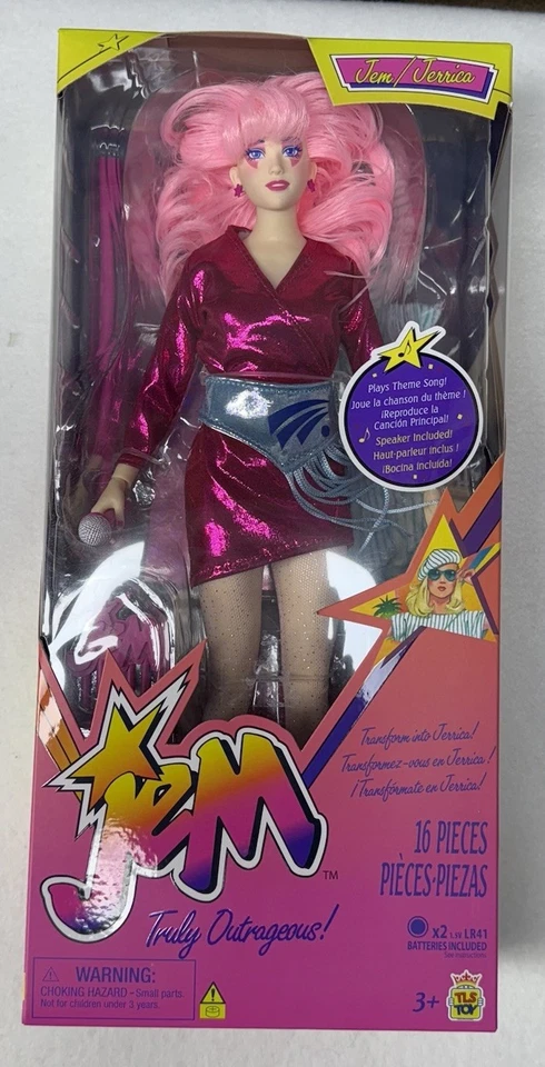 Muñeca Jem and the Holograms 2025 40 aniversario en stock y a mano Foto 1 de 4