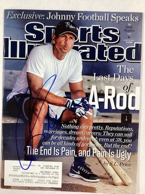 Alex Rodriguez Signed Sports Illustrated 8/5/13 Yankees Baseball Autograph JSA - Image 1 of 4