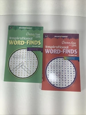 Set Of 2~Chicken Soup for the Soul Word-Finds Volume 304 & 305~NEW - Image 1 of 4