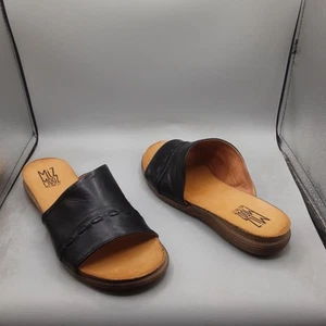Miz Mooz Mae Sandals Women's 7.5-8M EU38 Black A18 - Picture 1 of 11