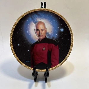 1993 Star Trek The Next Generation Captain Jean-Luc Picard Plate Hamilton 3713L - Bild 1 von 8