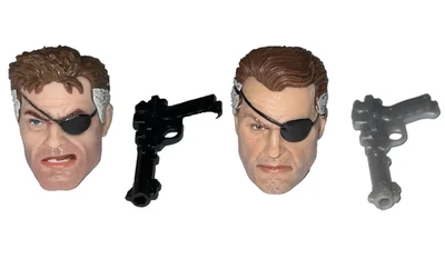 LOTE DE PISTOLA CABEZA Y AGUJA NICK FURY LEYENDAS DE MARVEL Shield Agent Punisher Gamerverse Foto 1 de 4
