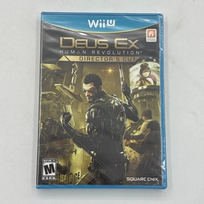 Deus Ex: Human Revolution Director's Cut (Nintendo Wii U, 2013) New Sealed - Image 1 of 3