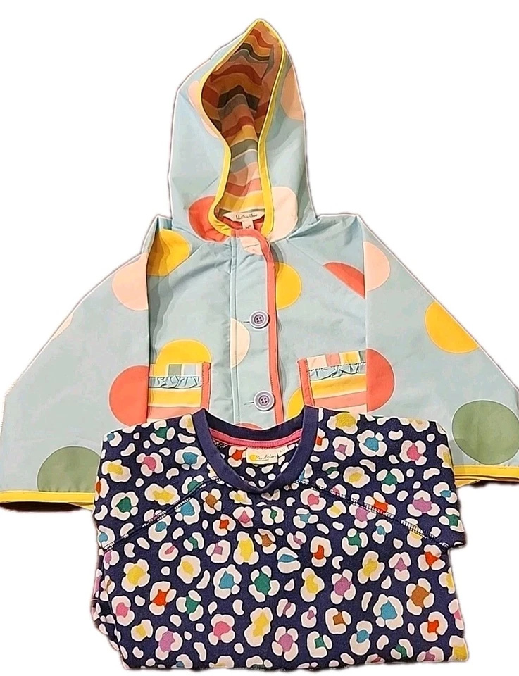 MATILDA JANE Dancing In The Raincoat Girls Size 2 Polka Dot Coat And Mini Boden - Image 1 of 4