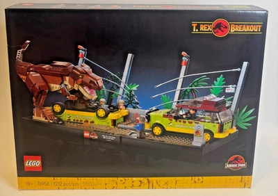 New LEGO Jurassic Park T. Rex Breakout SET 76956 SEALED FORD EXPLORER WORLD - Image 1 of 4