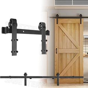 Set sistema porta scorrevole cerniera porta scorrevole guide porta per porte scorrevoli - Foto 1 di 14