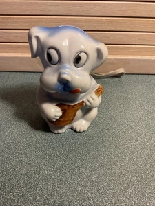 Vintage Ceramic Banjo Dog Piggy Bank - Picture 1 of 6