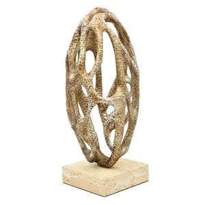 Dekoobjekt - Skulptur Abstrakte Ovalstruktur Ovum Aeternum - Bild 1 von 6