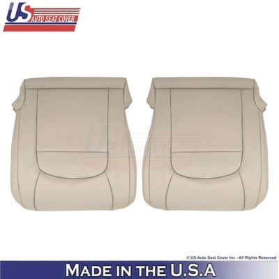 Cubiertas inferiores delanteras beige arena para Toyota Land Cruiser 2008-2021 de cuero sintético Foto 1 de 4