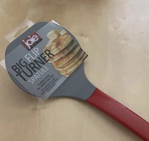 Joie MSC Big Flex Flip Turner Egg Pancake Red Spatula Wide Jumbo Easy Flips NEW - Picture 1 of 7