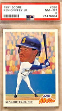 1991 SCORE ~ Ken Griffey Jr. ALL-Star ~ PSA 8 ~ Mariners, Reds ~ HOF