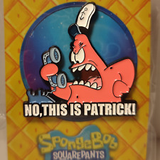 Spongebob Squarepants NO This Is Patrick Enamel Pin Official Collectible