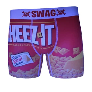 CHEEZ-IT Original 100% REAL Cheese SWAG Boxer Briefs Men's Size L 34-36 NIB - Picture 1 of 7