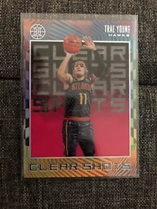 2019-20 Illusions Clear Shots Pink Ssp Trae Young Atlanta Hawks #5 Rare - Picture 1 of 1